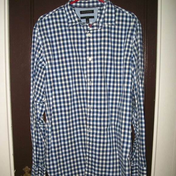 BANANA REPUBLIC Slim Fit LS Men's Shirt Size LARGE - Picture 1 of 2